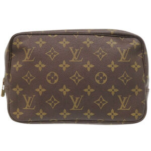 LOUIS VUITTON Brown Monogram Pouch